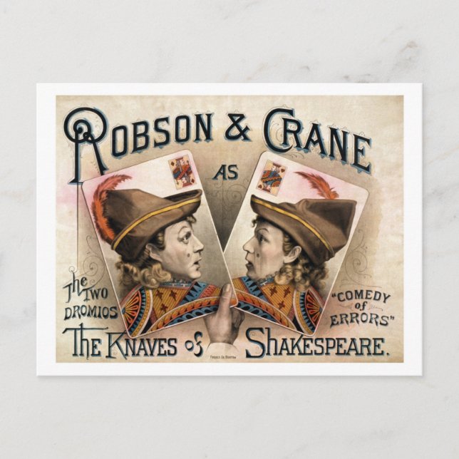 Die Knaven von Shakespeare Postkarte (Vorderseite)