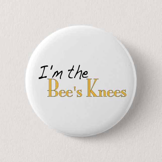 Die Knie der Bienen Button (Vorderseite)