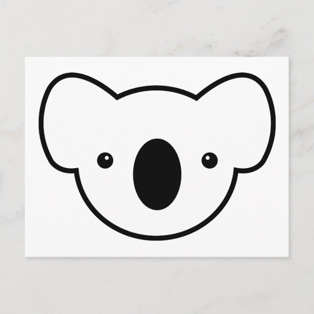 Die Koala Postkarte (Vorderseite)