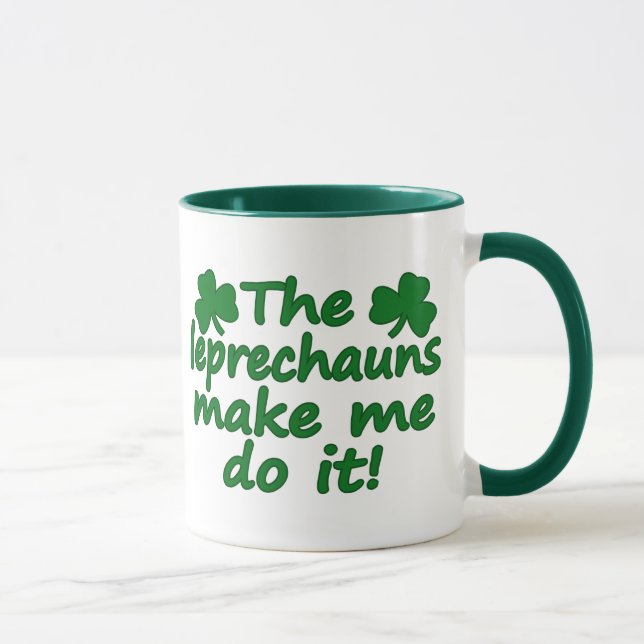 Die Kobolde lassen mich es tun Tasse (Rechts)