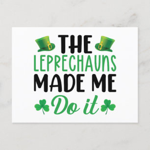 Die Kobolden machen mich zum Patrick's Day Postkarte