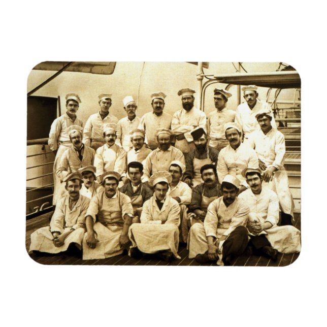 Die Köche des Schiffes an Bord der R.M.S. Teutonic Magnet (Horizontal)