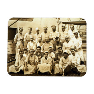 Die Köche des Schiffs an Bord R.M.S. Teutonic Magnet