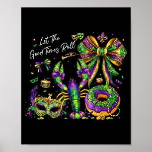 Die Kokette Mardi Gras Las Gut Poster