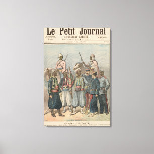 Die Kolonialarmee Leinwanddruck