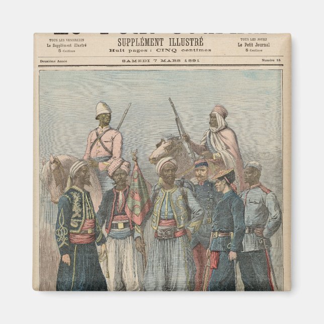 Die koloniale Armee Magnet (Vorne)