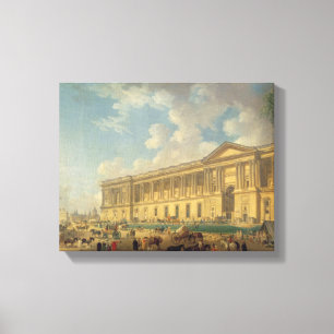 Die Kolonnade des Louvre. c.1770 Leinwanddruck