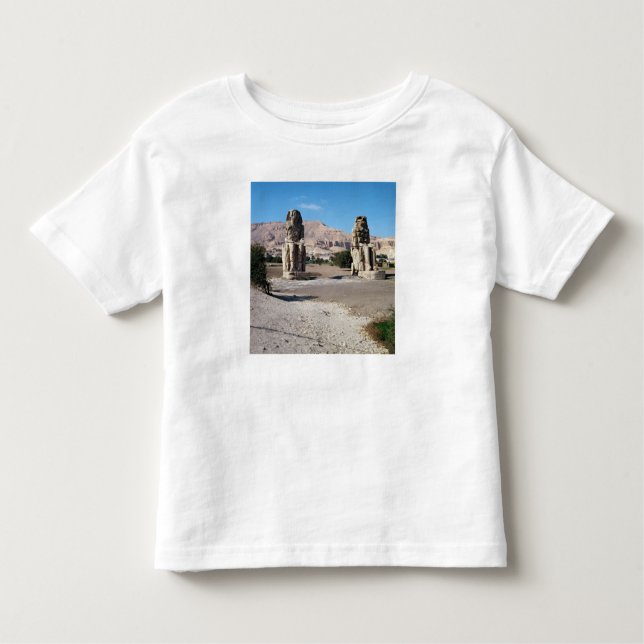 Die Kolosse von Memnon, Statuen von Amenhotep Kleinkind T-shirt (Vorderseite)