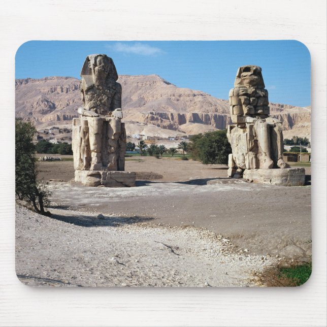 Die Kolosse von Memnon, Statuen von Amenhotep Mousepad (Vorne)