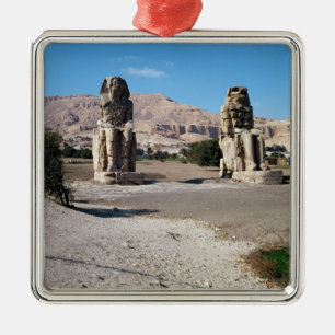 Die Kolosse von Memnon, Statuen von Amenhotep Silbernes Ornament