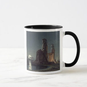 Die Kolosse von Memnon, Thebes, einer von 24 Tasse