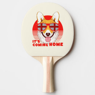 Die kommende Zuhause Corgi Tischtennis Schläger