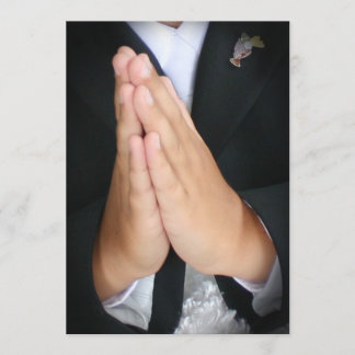 Die Kommunion des Jungen Einladung