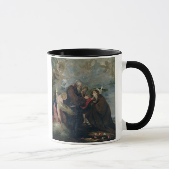 Die Kommunion von St.-Rose von Viterbo (die Tasse (Rechts)