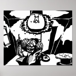 Die kommunistische Ecke Noir Poster