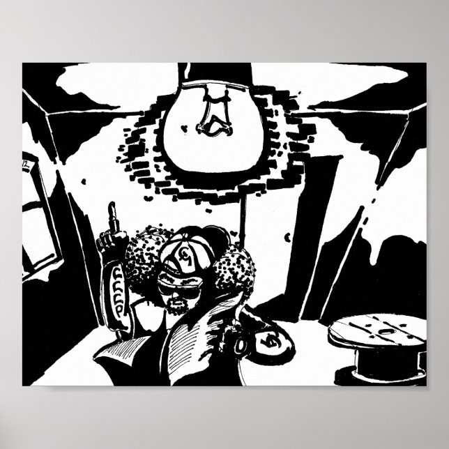 Die kommunistische Ecke Noir Poster (Vorne)