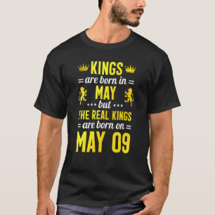 Die Könige sind im Mai Geboren, die wirklichen Kön T-Shirt