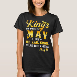 Die Könige sind im Mai Geboren, die wirklichen Kön T-Shirt
