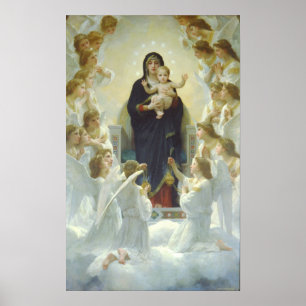 Die Königin der Engel William Adolphe Bouguereau Poster