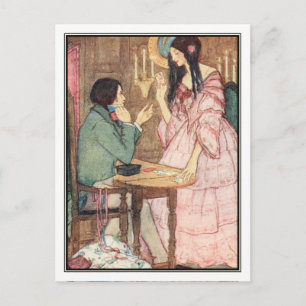 Die Königin der Herzen von Florenz Harrison Postkarte