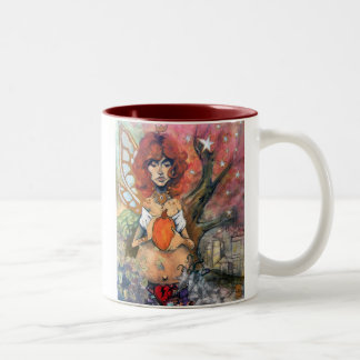 Die Königin des Herbstes Zweifarbige Tasse