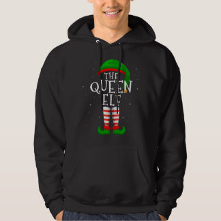 Die Königin Elf Funny Matching Familie Weihnachten Hoodie