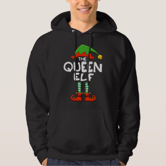Die Königin Elf Funny Matching Familie Weihnachten Hoodie