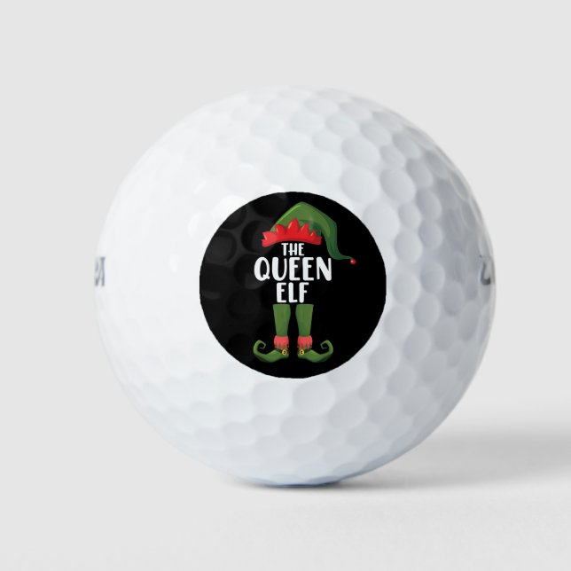 Die Königin Elf passt Weihnachtsfrauen zu Familie Golfball (Vorderseite)