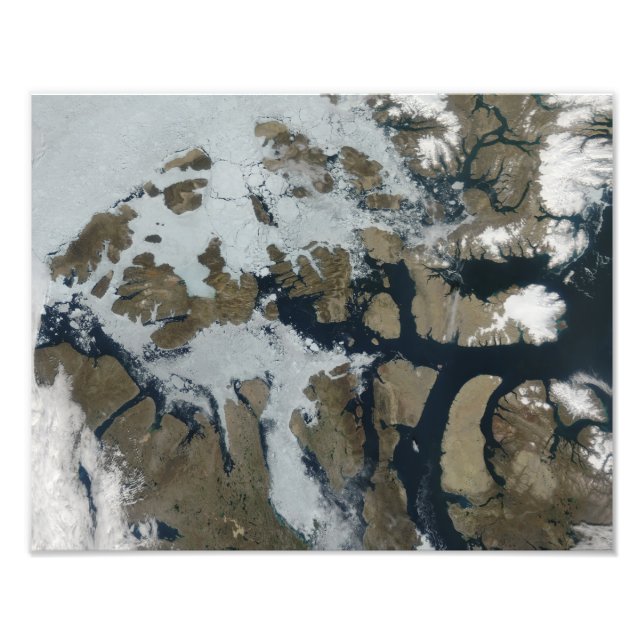 Die Königin-Elisabeth-Inseln Fotodruck (Vorne)