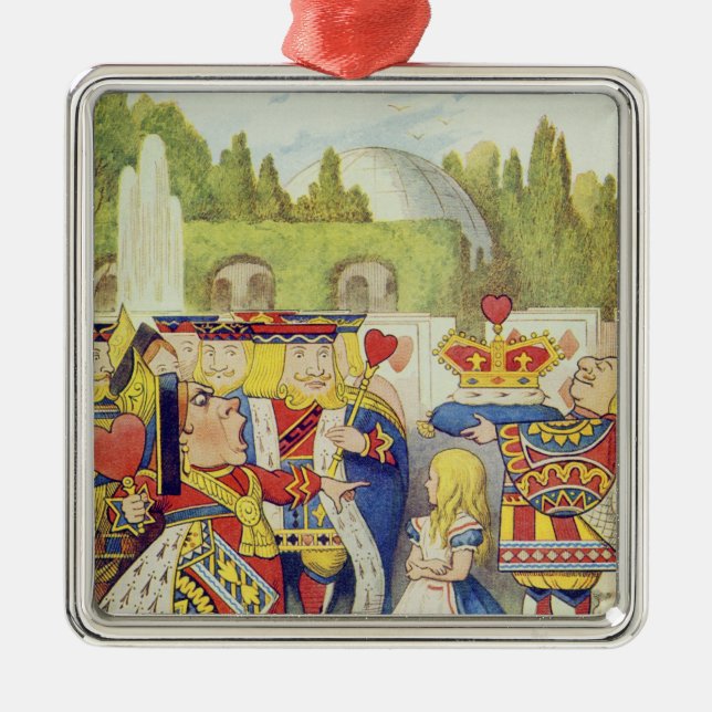 Die Königin ist gekommen! Und nicht ist sie Ornament Aus Metall (Vorne)