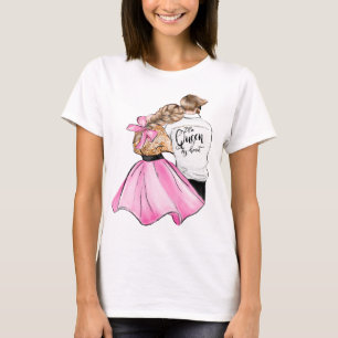 Die Königin meines Herzvalentiner-Tagespaares in d T-Shirt