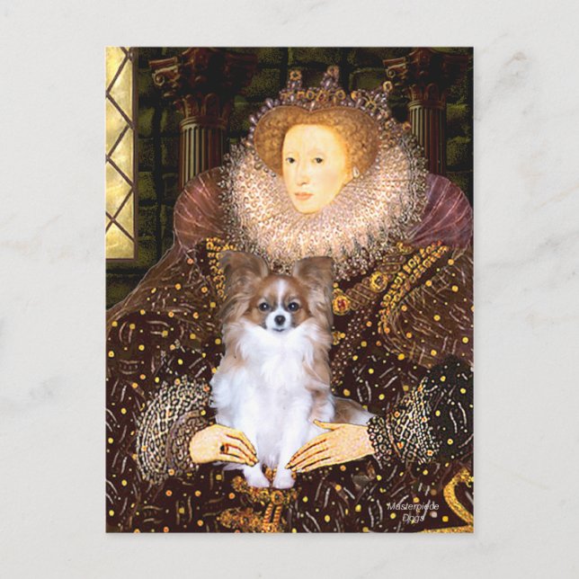 Die Königin - Papillon 6 Postkarte (Vorderseite)