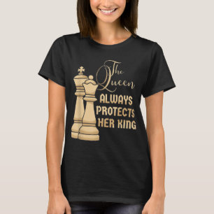 Die Königin schützt immer ihr King Design für eine T-Shirt