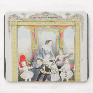 Die Königin und der Prinz Albert zu Hause Mousepad