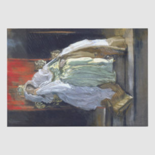 Die Königin von Dänemark (von Edwin Austin Abbey) Seidenpapier