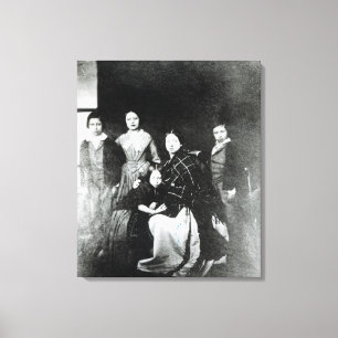 Die königliche Familie Leinwanddruck