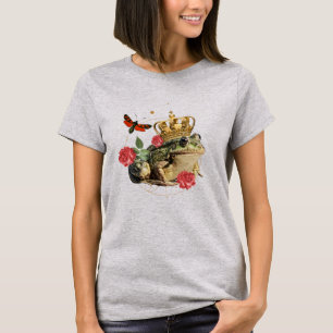 Die königliche Frosch-Collage T-Shirt