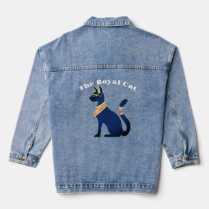 Die königliche Katze Jeansjacke