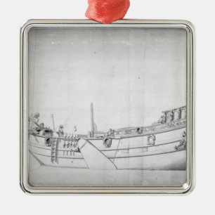 Die königliche Yacht 'Mary Silbernes Ornament