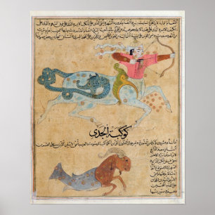 Die Konstellationen des Schützen und Poster