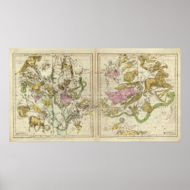 Die Konstellationen von April bis September Poster (Vorne)