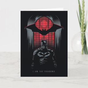 Die Kontur des Batman Window Pane Karte
