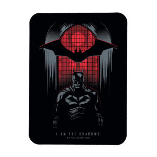 Die Kontur des Batman Window Pane Magnet