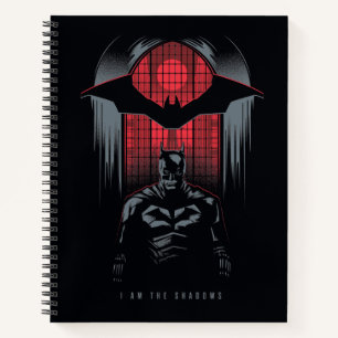 Die Kontur des Batman Window Pane Notizbuch