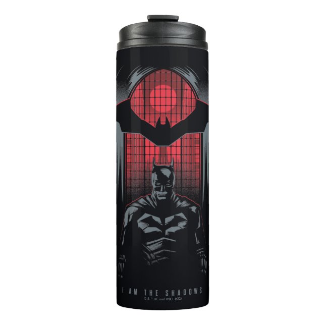 Die Kontur des Batman Window Pane Thermosbecher (Vorderseite)