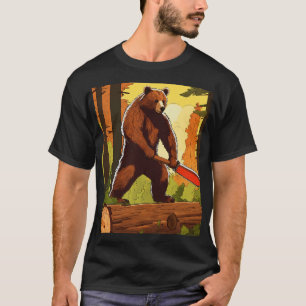 Die Kontur eines einfachen, rustikalen Brotsaals, T-Shirt