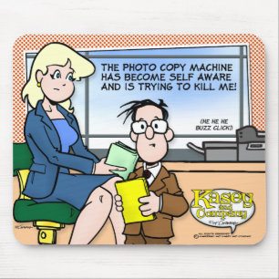 Die Kopien-Maschine Mousepad