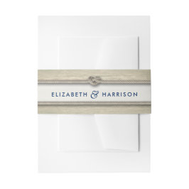 Die Kopplung der bekannten rustikalen Hochzeit Einladungsbanderole