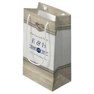 Die Kopplung der bekannten rustikalen Hochzeit Kleine Geschenktüte