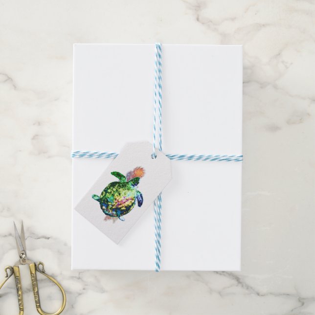 Die kosmische Farbmarke Geschenkanhänger (Mit Garn)